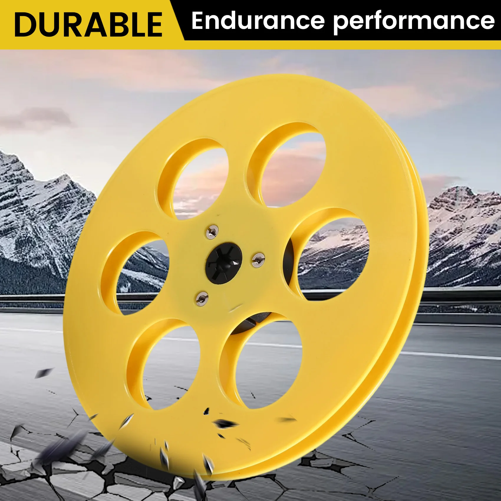 B50B-For Revox Studer 7 Inch 6 Hole Empty Tape Reel Takeup Reel NAB-Hub Replacement With 2 Spacers