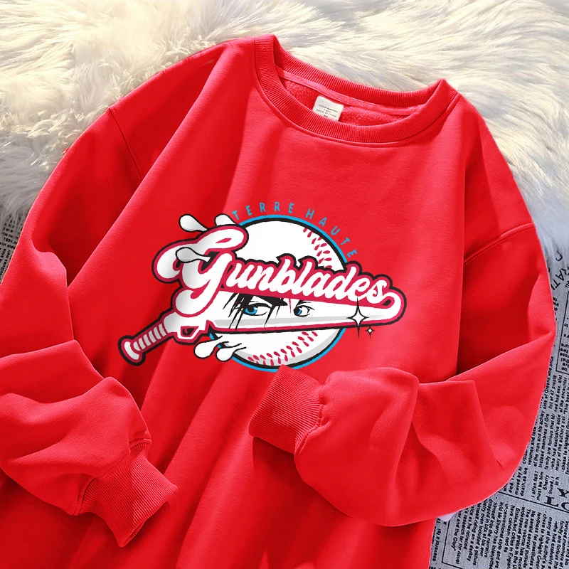 

Terre Haute Baseball Sweatshirt Wo'S Harajuku Warm Sudaderas Fashion Oversized Sudadera Autumn Oversized Sportswears