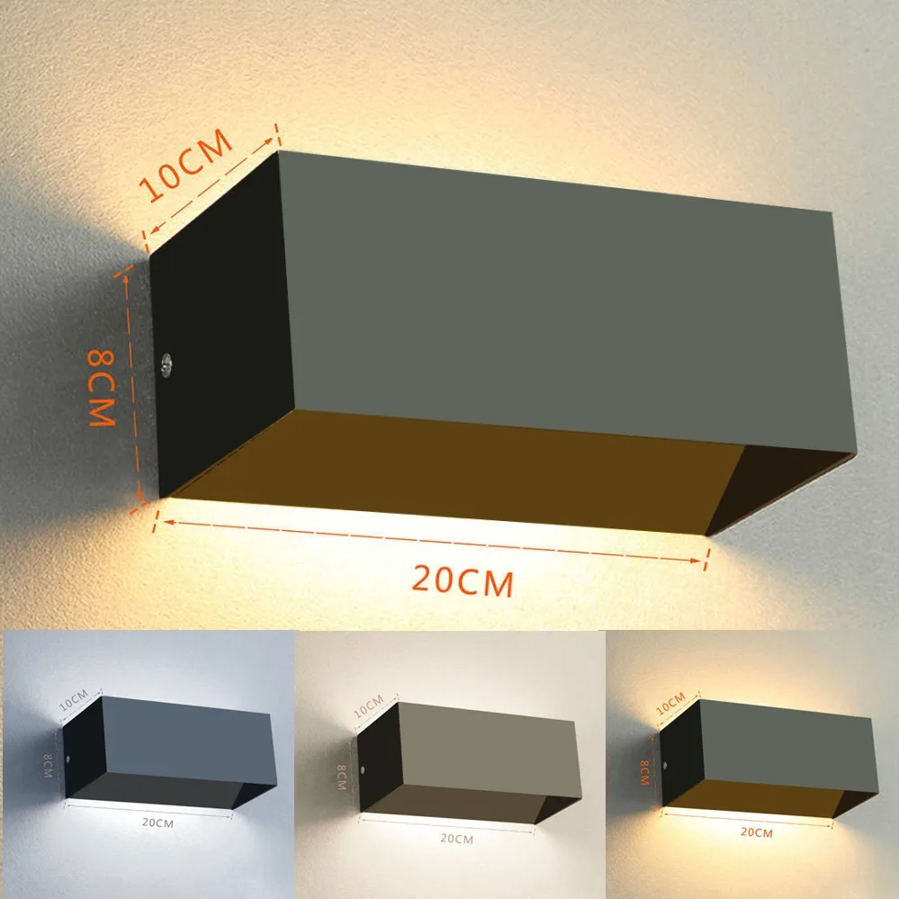 

Современный светодиодный настенный светильник, домашний минималистичный настенный светильник для гостиной, спальни, коридора, декор, настенное бра, алюминиевый светильник