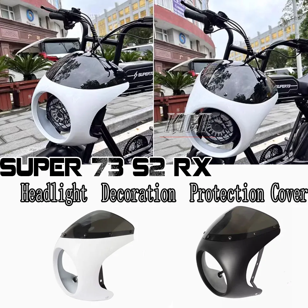 

For SUPER73 Super 73 S2 RX Motorcycle Headlight Protector Light Lamp Grille Guard Decoration Cover Protection