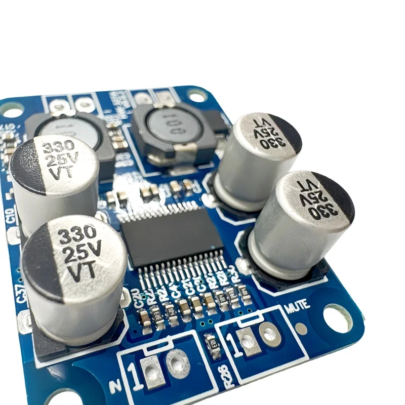 TPA3118 Digital Amplifier Board Mono 60W Class D High Efficiency 8-24V Wide Voltage for Car Audio Subwoofer Active Speaker