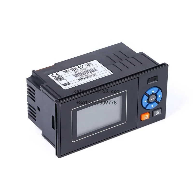 

128*64mm Dot matrix Blue LCD Screen Industrial Paperless Recorder 4-20mA