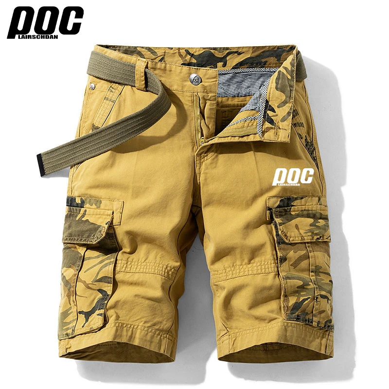 

LairschDan Poc Men Cycling Shorts Mountain Bike Pants MTB Road Downhill Breathable Cargo Pants Bicycle Short Ciclismo Masculino