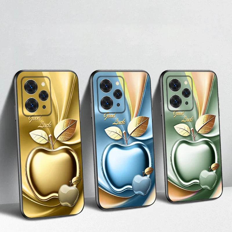 

Apple Golden Leaves For Redmi Note 9 9S 10 11 12 12S 13 Pro+ Plus 5G India 14 Pro 4G Global 14S 13C 14C TPU soft phone case