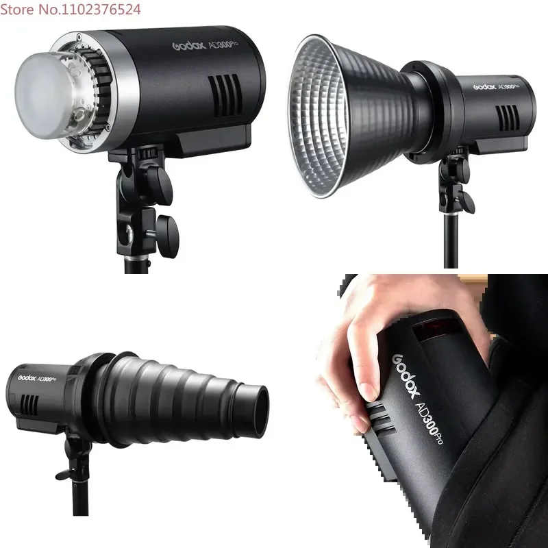 Godox AD300Pro 300Ws Outdoor Flash TTL 2.4G HSS 1/8000s Speedlite with Battery for Olympus Fuji