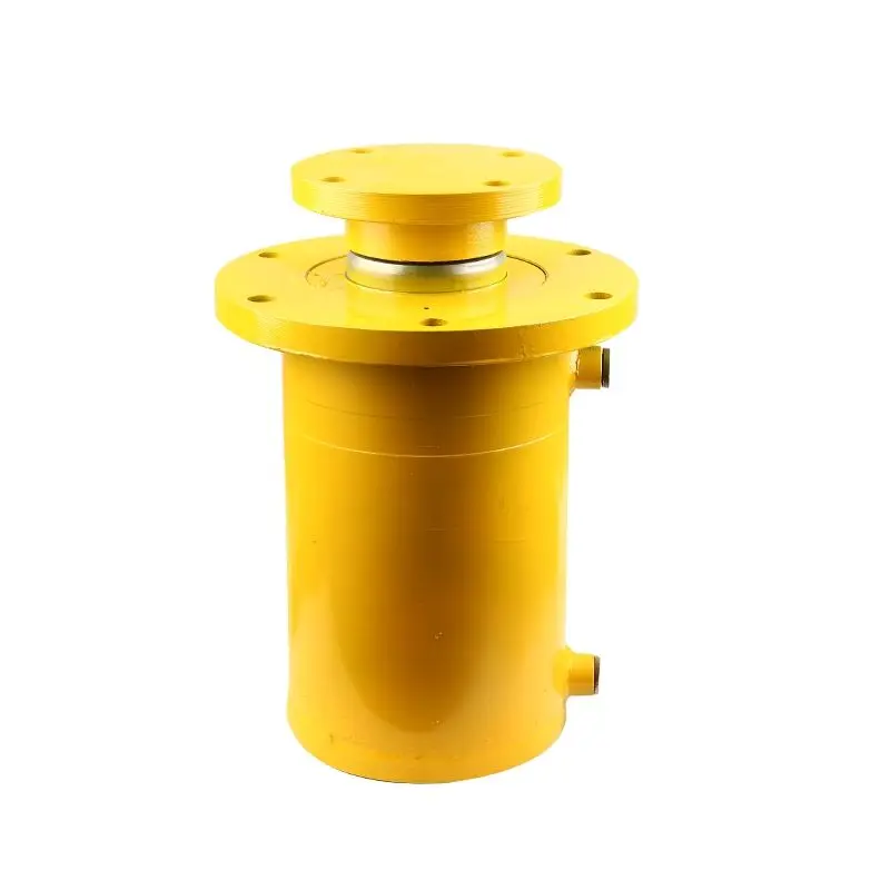 

Hydraulic cylinder 100 ton heavy duty lifting bi directional flange manual oil cylinder