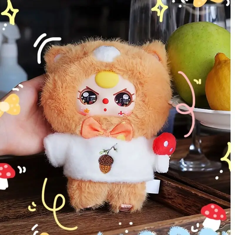 Baby Drei Herbst Märchen Serie Plüsch Blind Box Vinyl Puppe Trendy Spielzeug Rucksack Anhänger Dekoration Mystery Box Geburtstag Geschenk