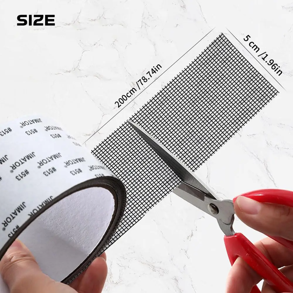 1/2pcs Window Screen Repair Strong Adhesive Waterproof Tape Covering Mesh Repair For Window Screen And Screen Door Tears Holes