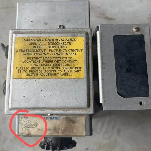 Novo Atuador da Válvula Guia do Ar Condicionado Carrier HF26BB024 XU-343-0-0-0