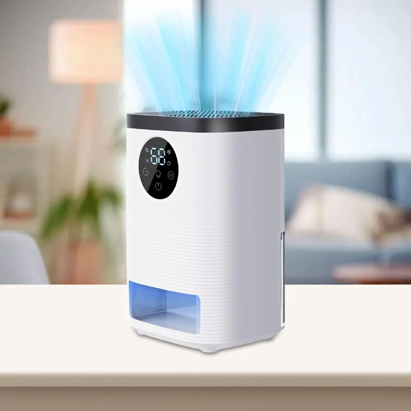 Household Dehumidifier 1400ml and Night Light for Room Drying Clothes Garage