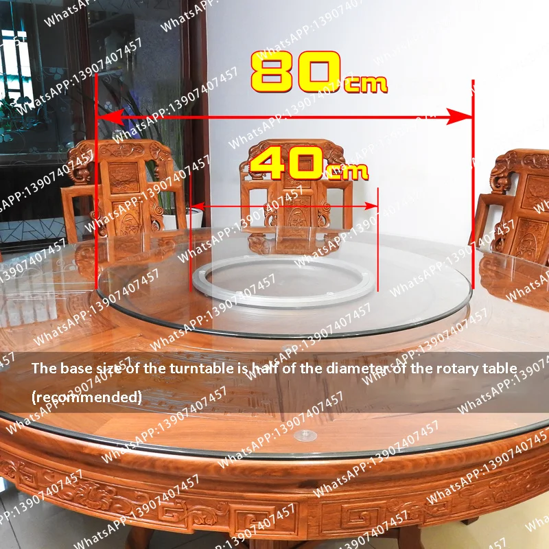 30Cm Rotating Smooth Round Aluminum Alloy Rotary Dial Turntable for Labels