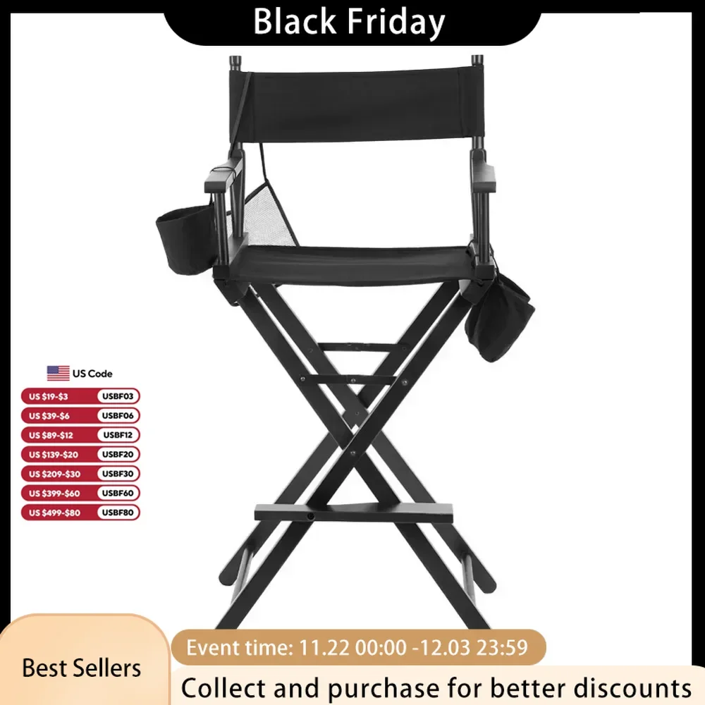 Foldable  Chair  Professional Makeup Artist Directors Chair Wood Lightweight Foldable  Foldable  Chair