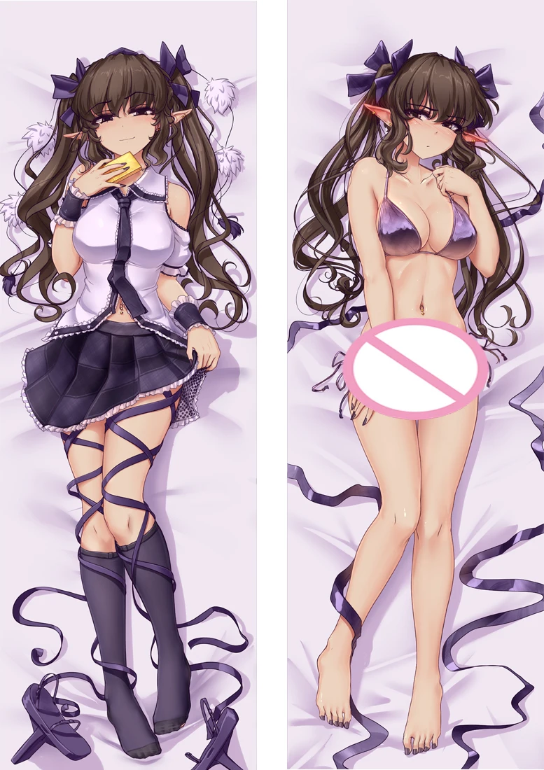 Touhou Project Himekaidou Hatate Dakimakura Waifu 2WAY Hing Body Pillow Case Anime Decor Cushion Cover Otaku Gifts