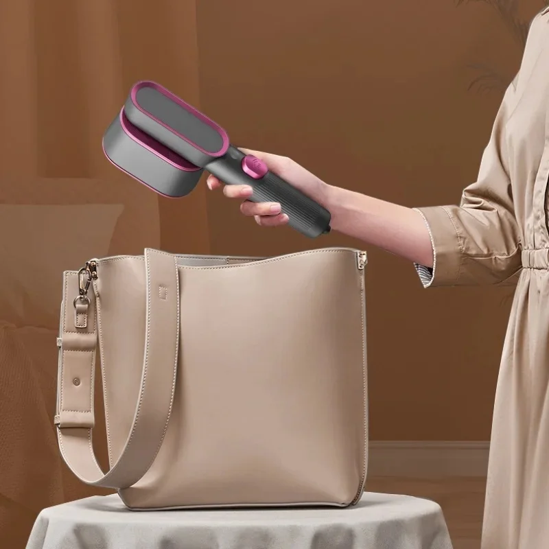 Mini Steam Iron Portable Handheld Electric Iron Wet and Dry Dual Use Small Steam Iron Rotatable Handle Large Panel