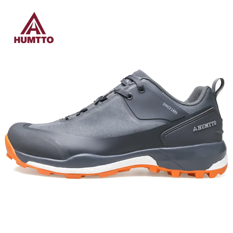 Zapatos de senderismo HUMTTO, zapatillas de deporte de invierno para hombre, zapatos informales antideslizantes, botas tácticas ligeras con amortiguación para deportes al aire libre para mujer