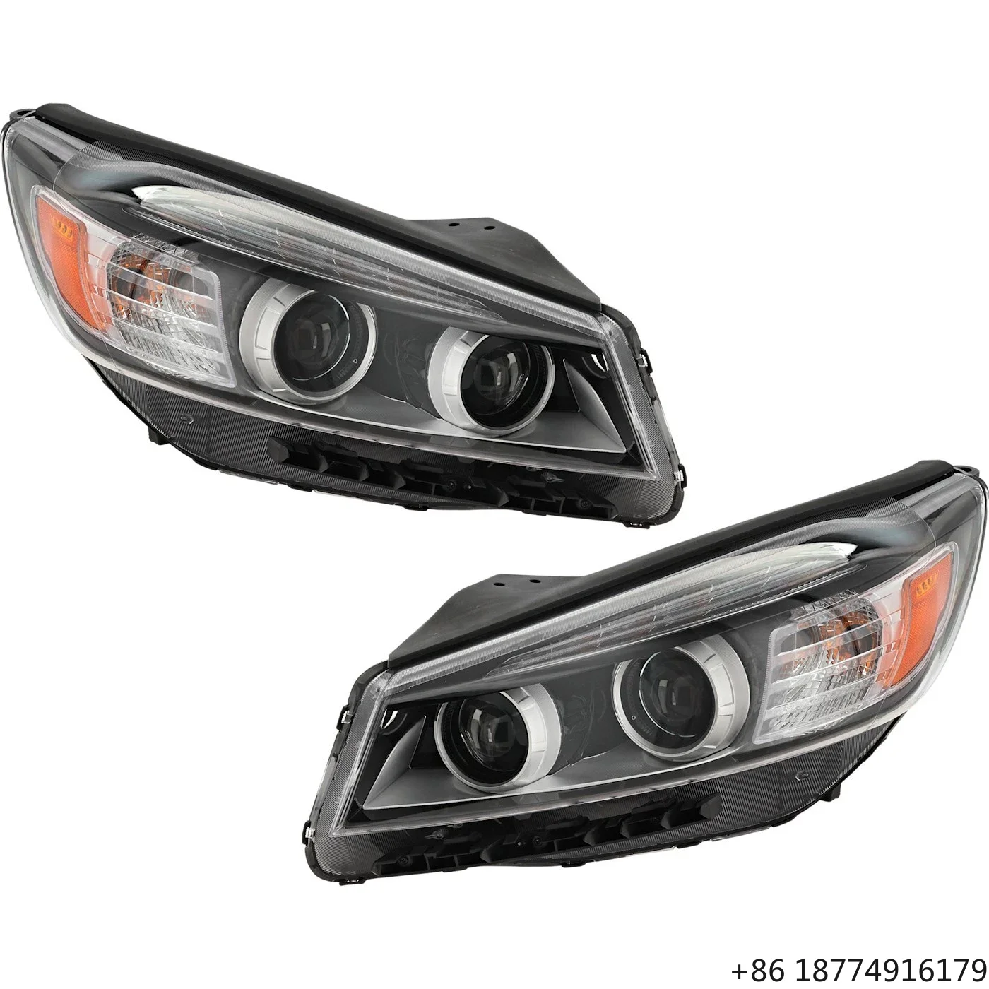 

2016,2017,2018 Set of 2 Headlights Driving Head Lights Headlamps Driver & Passenger Side Pair 92101C6010, 92102C6010