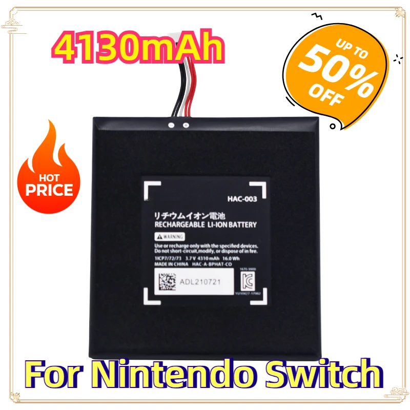 

For Nintendo Switch 2017 Game Console HAC-001 Internal Upgrade Battery with Repair Tool Kit HAC-003 HAC 003 Battery