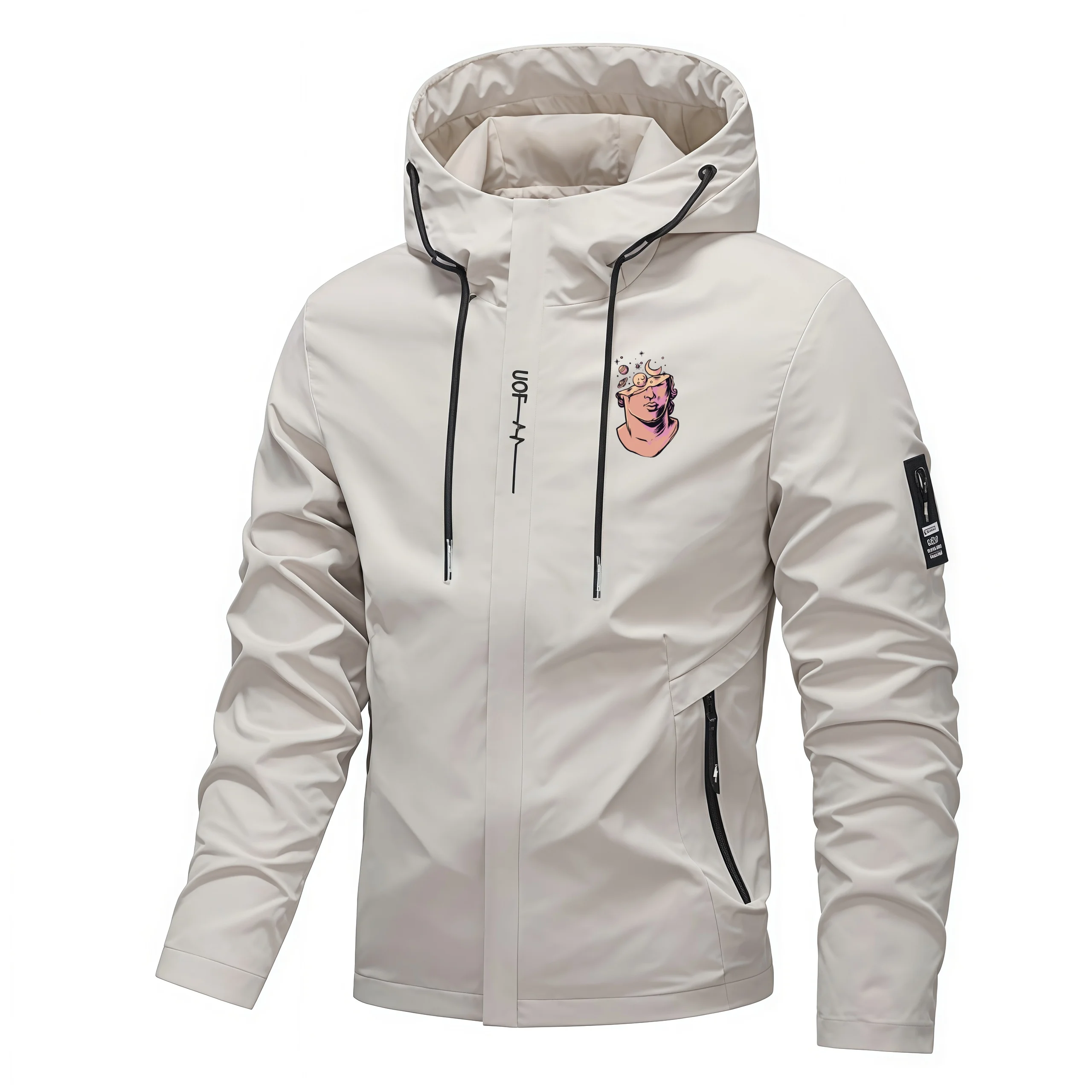 

Мужские куртки Artistic Sense 2026: Новые трендовые модели для мужчин, осенне-зимняя модная повседневная одежда, уличная куртка с капюшоном