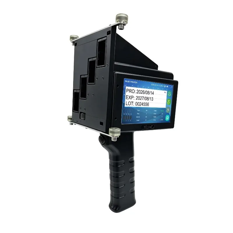 50mm 100mm TIJ Handheld Inkjet Printer, Multi-language for Expiry Code on Cardboard Box