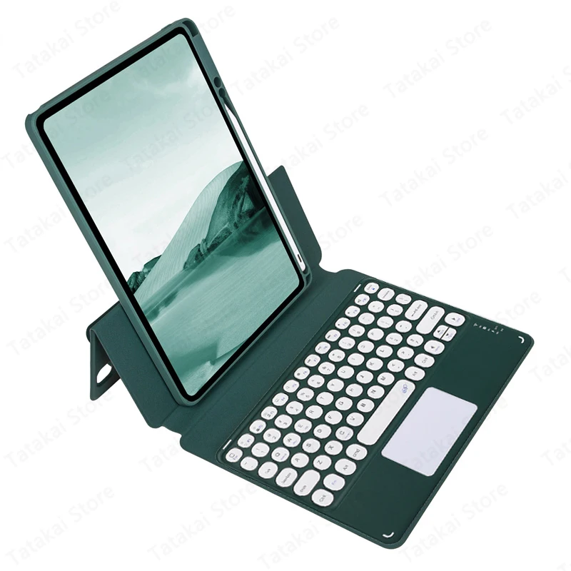 Imagem -03 - Magnético Split Capa para Teclado Ipad Pro 129 Case 2023 2023 Suporte Teclado para Funda Ipad Pro 12.9 Case de Teclado 2023 2023