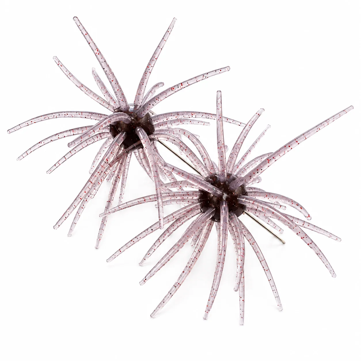 TPE Schwimmender Seeigel Weichköder 9g 19mm Ball 45mm Tentakel Künstlicher Wurmköder für Barsch, Zander, Süßwasser- und Salzwasserfischen – Detail 6
