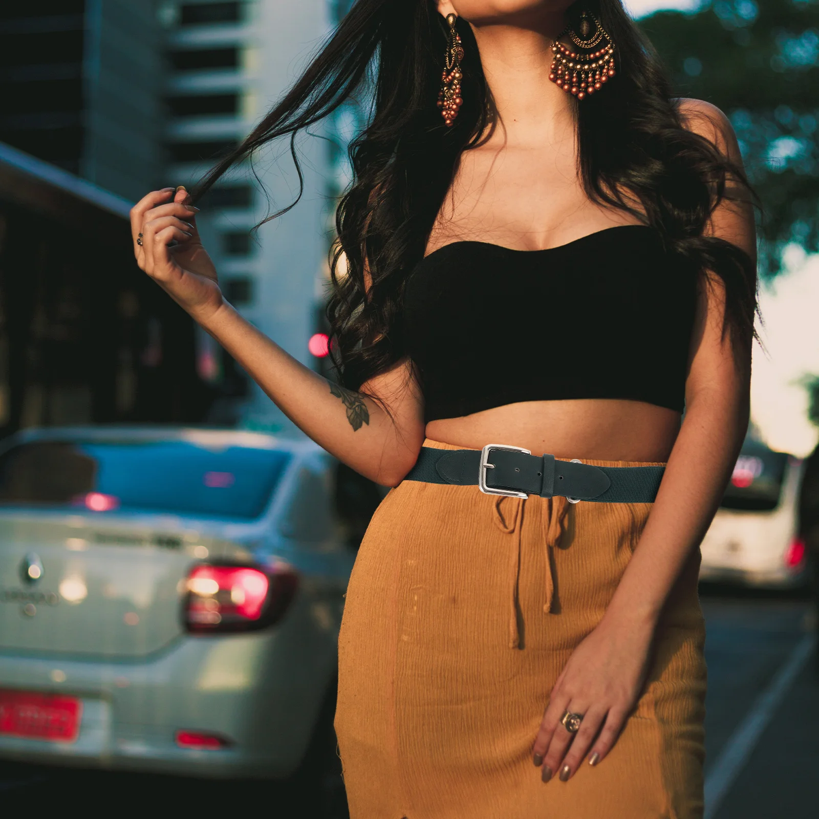 

Adjustable Elastic Outdoor Sports Baseball Belt PU Iron Nylon Durable Baseball Protective Belt Softball Football Girdle