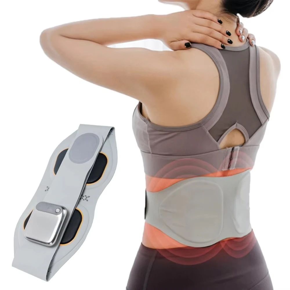 

Портативное беспроводное обезболивающее массажное поясничное устройство для поддержки спины и электрической вибрационной терапии для массажера для талии