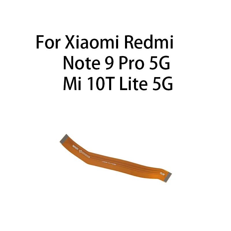 Gefensi Main Board Motherboard Connector LCD Flex Cable For Xiaomi Redmi Note 9 Pro 5G / Mi 10T Lite 5G
