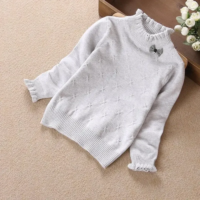 2021 New winter autumn girls  sweater children sweaters children outerwear sweater 2-5 years baby  1258