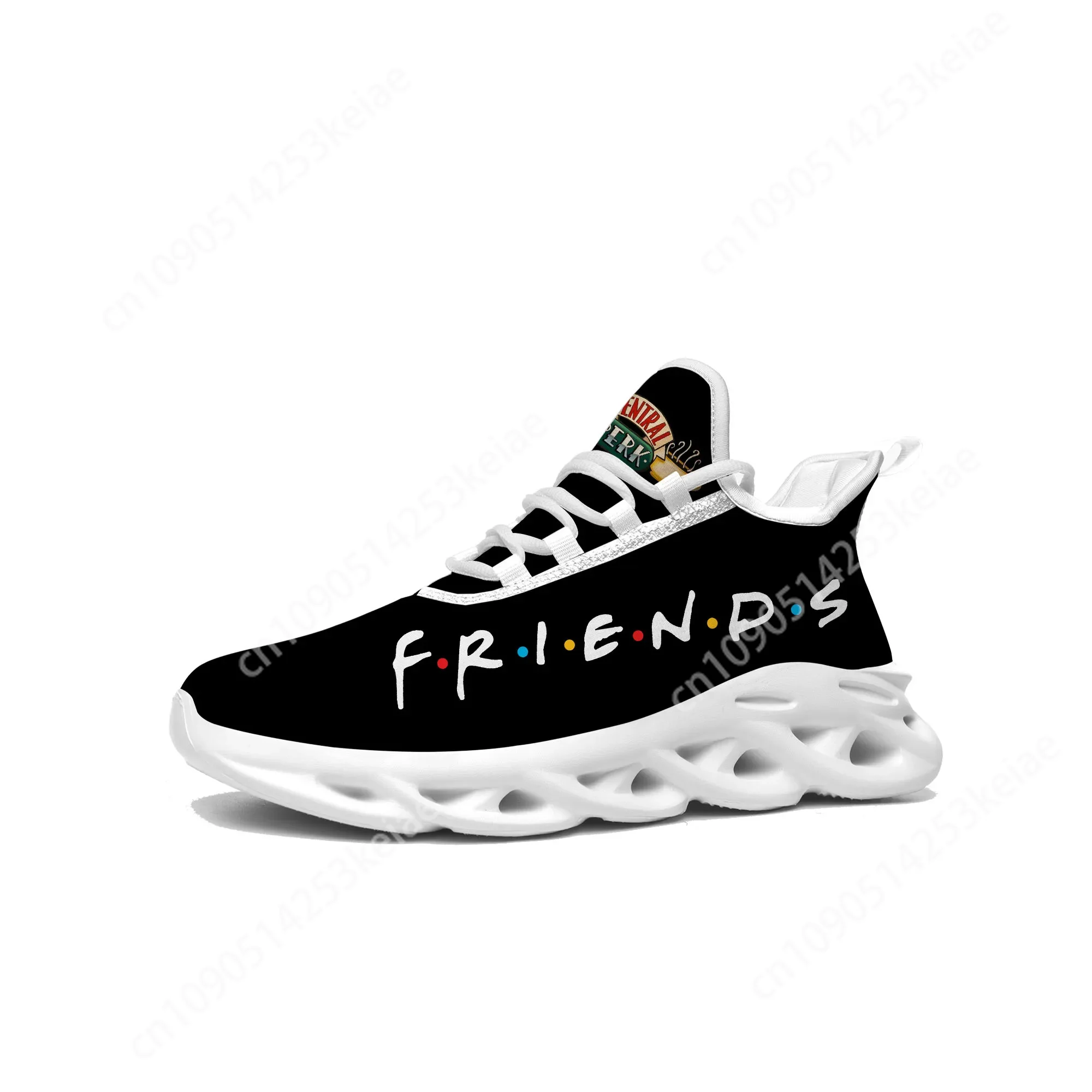 Friends TV Show Central Perk Coffee Flats Sneakers Mens Womens Sports Running Shoes High Quality DIY Sneaker customization Shoe