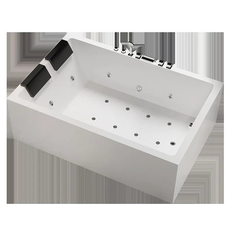 One seamless double couple acrylic jacuzzi large space B & B hotel home thermostatic bathtub