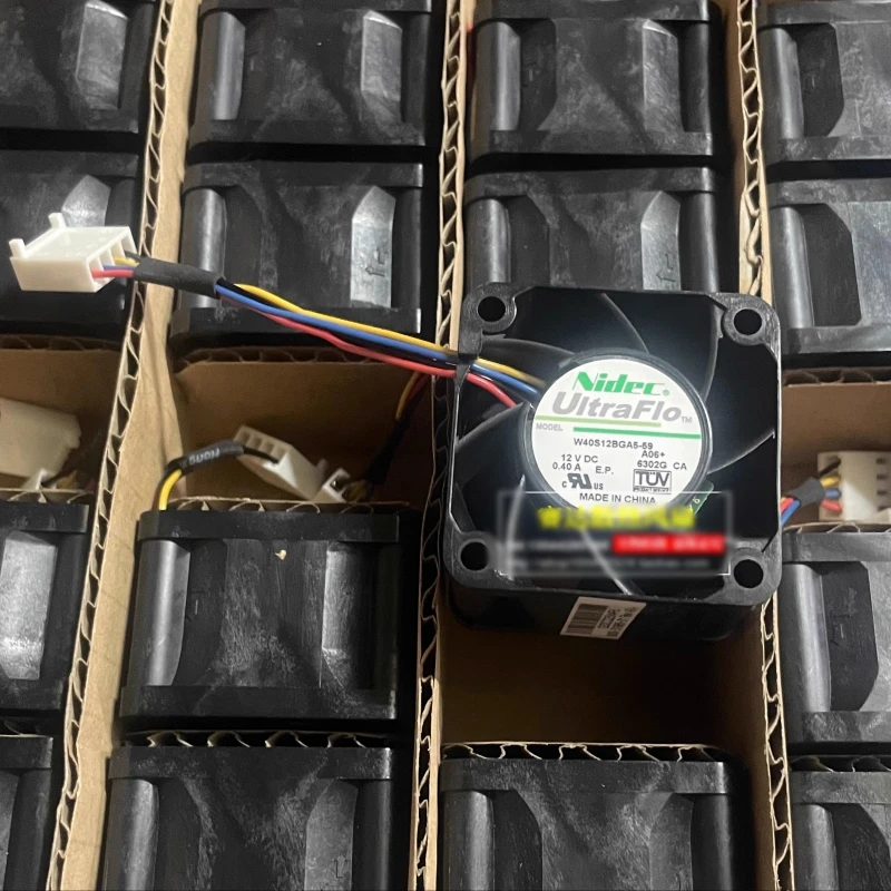 

Free shipping, brand new NIDEC W40S12BGA5-59 4028 12V 0.40A four wire temperature controlled cooling fan