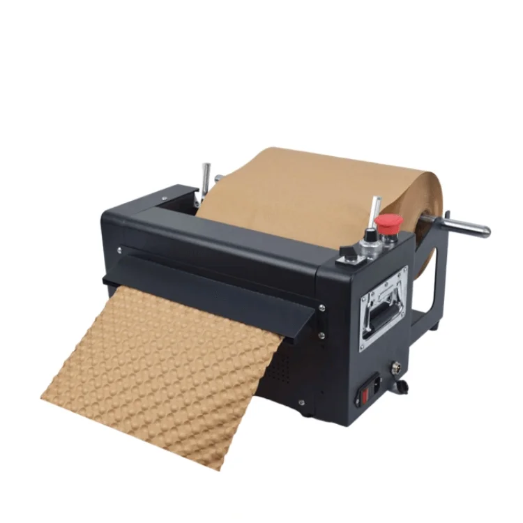 Paper Bubble Cushion Machine Kraft Paper Roll Packaging Void Filling Paper Cushion Machine for Protective Package