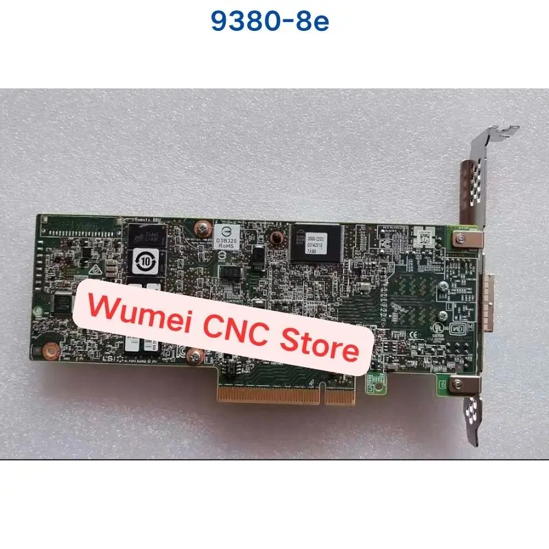 Second-hand test OK original 9380-8e Extern Dual Port 12G SAS RAID-Controller 1GB Cache