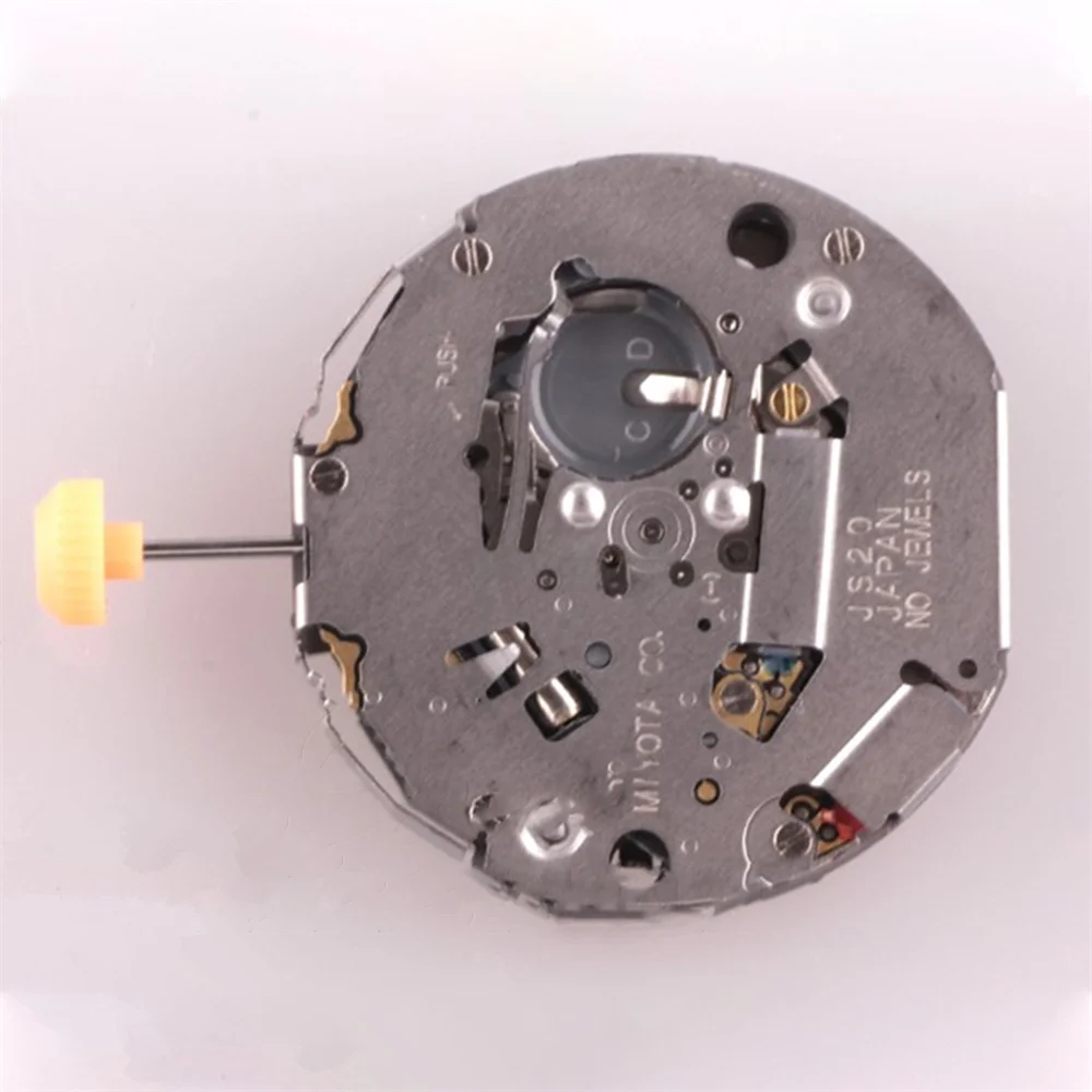 High Quality Quartz Movement Watch Replacement Movement w/ Stem for Miyota JS20 Watch Repair Part