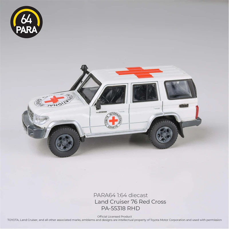 PARA 1:64 2014 Land Cruiser LC76 Diecast Model Car