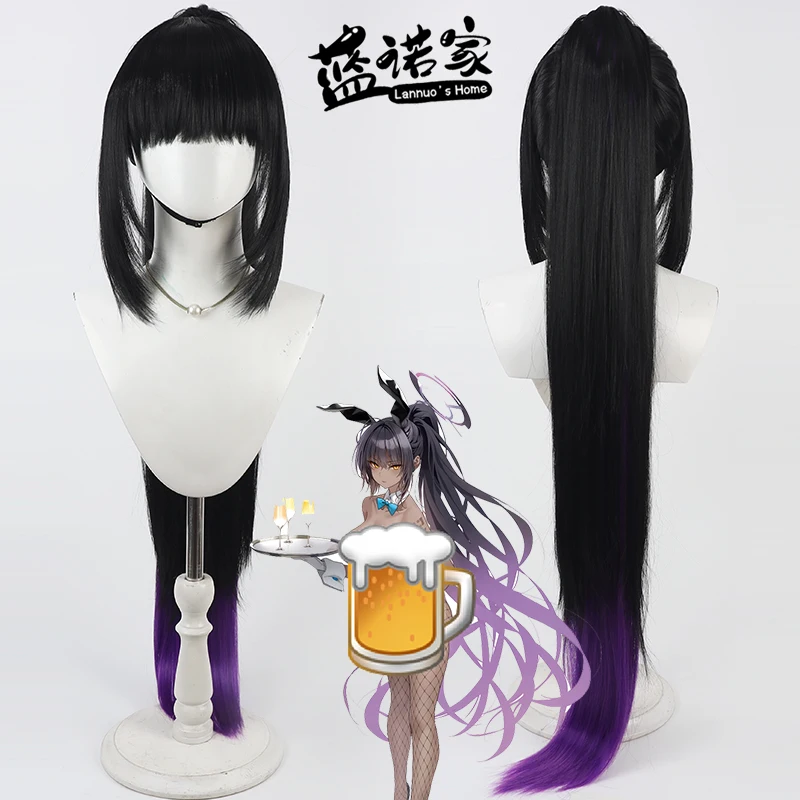 

Аниме Синий Архив Kakudate Karin Cos Косплей Парик Хэллоуин Карнавал Реквизит для вечеринки Синтетические волосы Термостойкое волокно + Кепка для парика