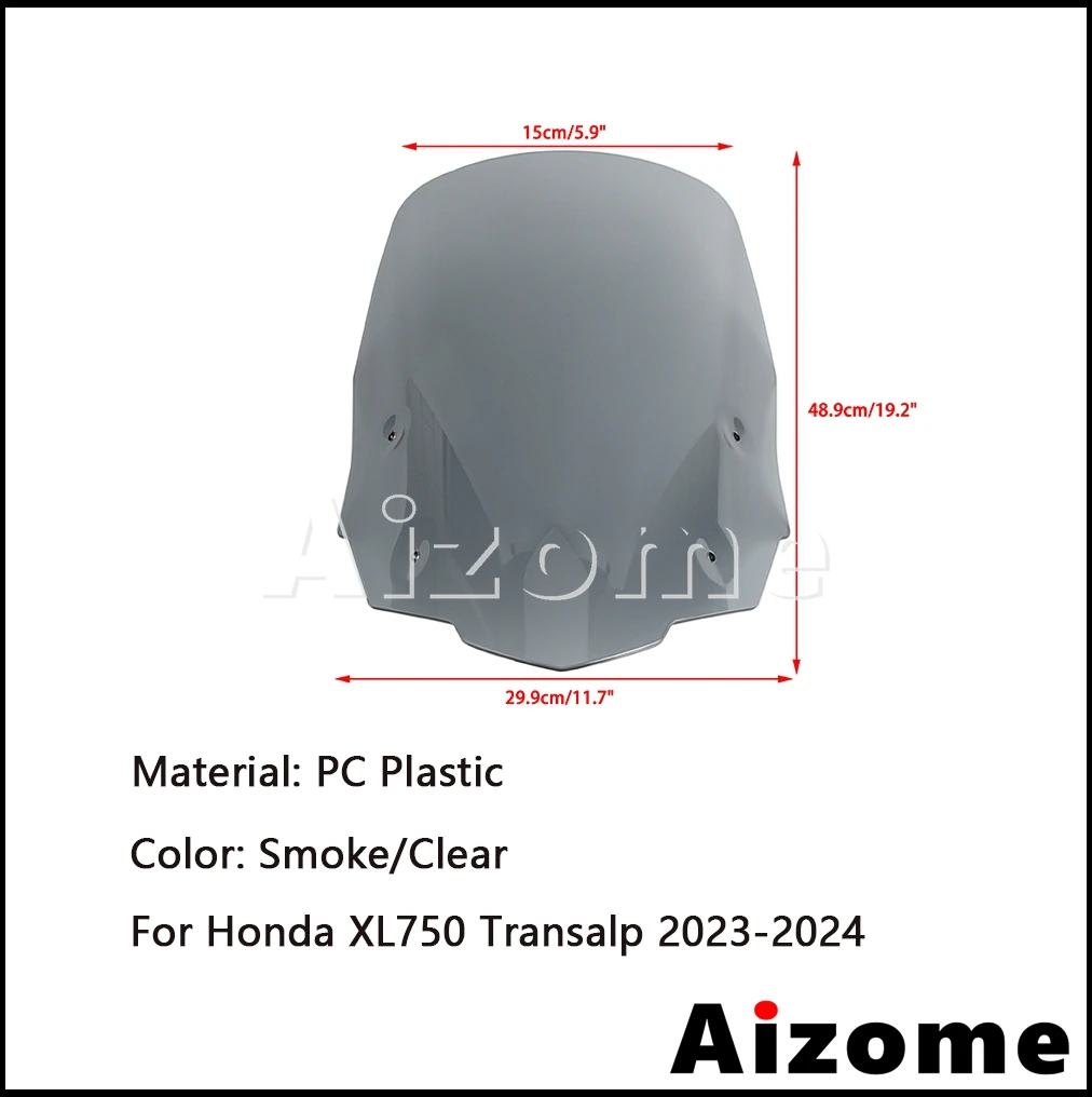 Front Screen Windshield Windscreen For Honda XL750 XL 750 xl750 Transalp 2023 24 Motorcycle Wind Guard Airflow Deflectors Cover