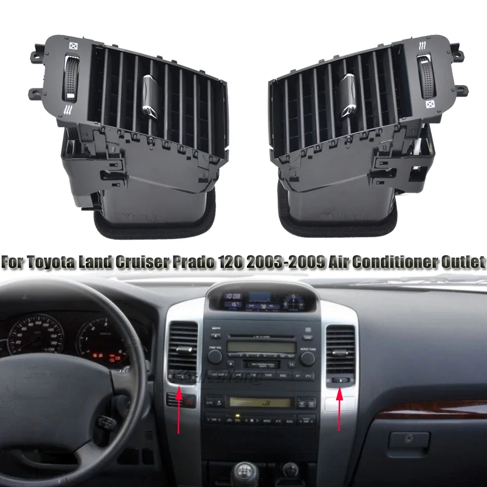 

For Toyota Land Cruiser Prado 120 Lexus GX470 Auto Air Conditioning Air Vent Panel A/C Outlet Center Instrument Panel New