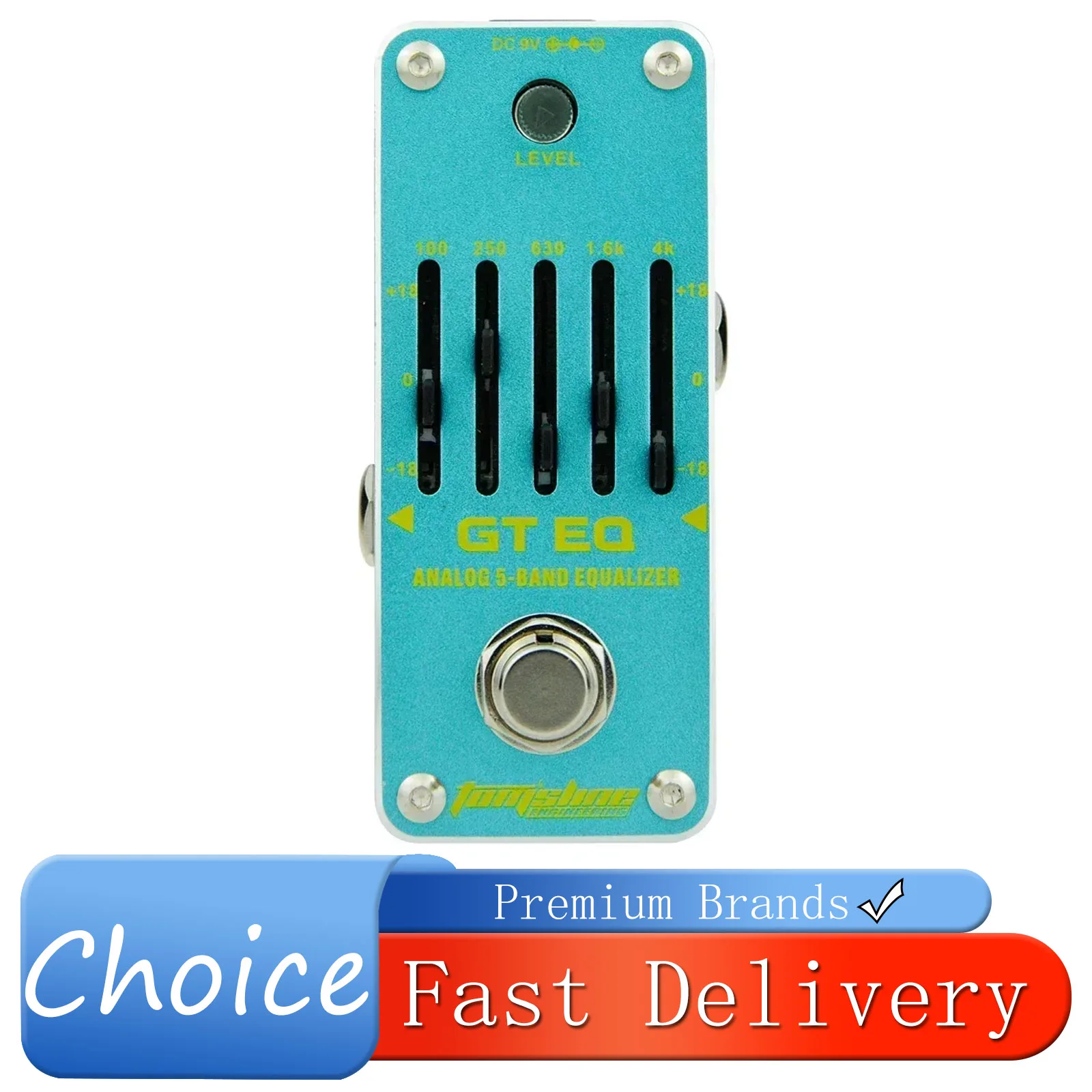 

AROMA GT EQ ACH-3 педаль эффектов для электрогитары 5-полосный гитарный эквалайзер эффект True Bypass педаль AEG-3 аксессуар для электрогитары