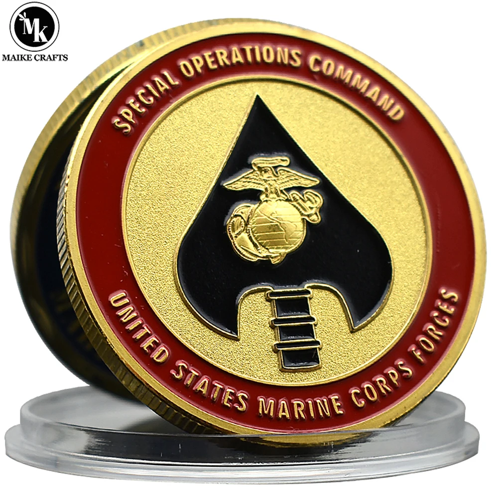 

US Marine Corps Forces Challenge Coin Special Operations Command Military Medal Collection Gift