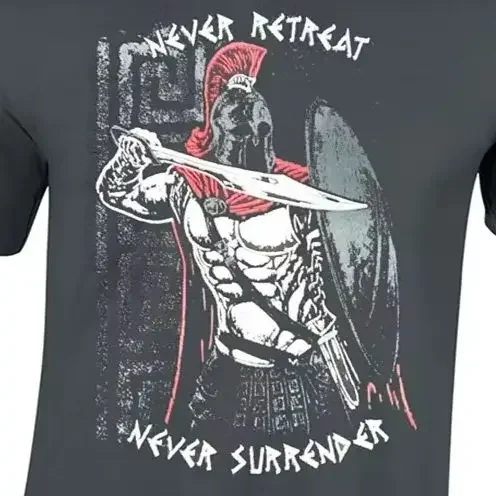 

Casual men's wear Spartan King Leonidas This is a Spartan T-shirt with 100% cotton O-neck and short sleeve T-shirt size S-3XL in