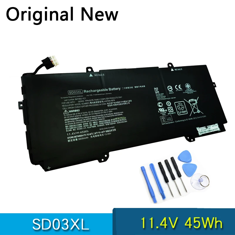 NEW Original Battery SD03XL For HP Chromebook 13 G1 HSTNN-IB7K/OB1R 847462-1C1 848212-850 L84394-005 L84357-AC1 TPN-Q176