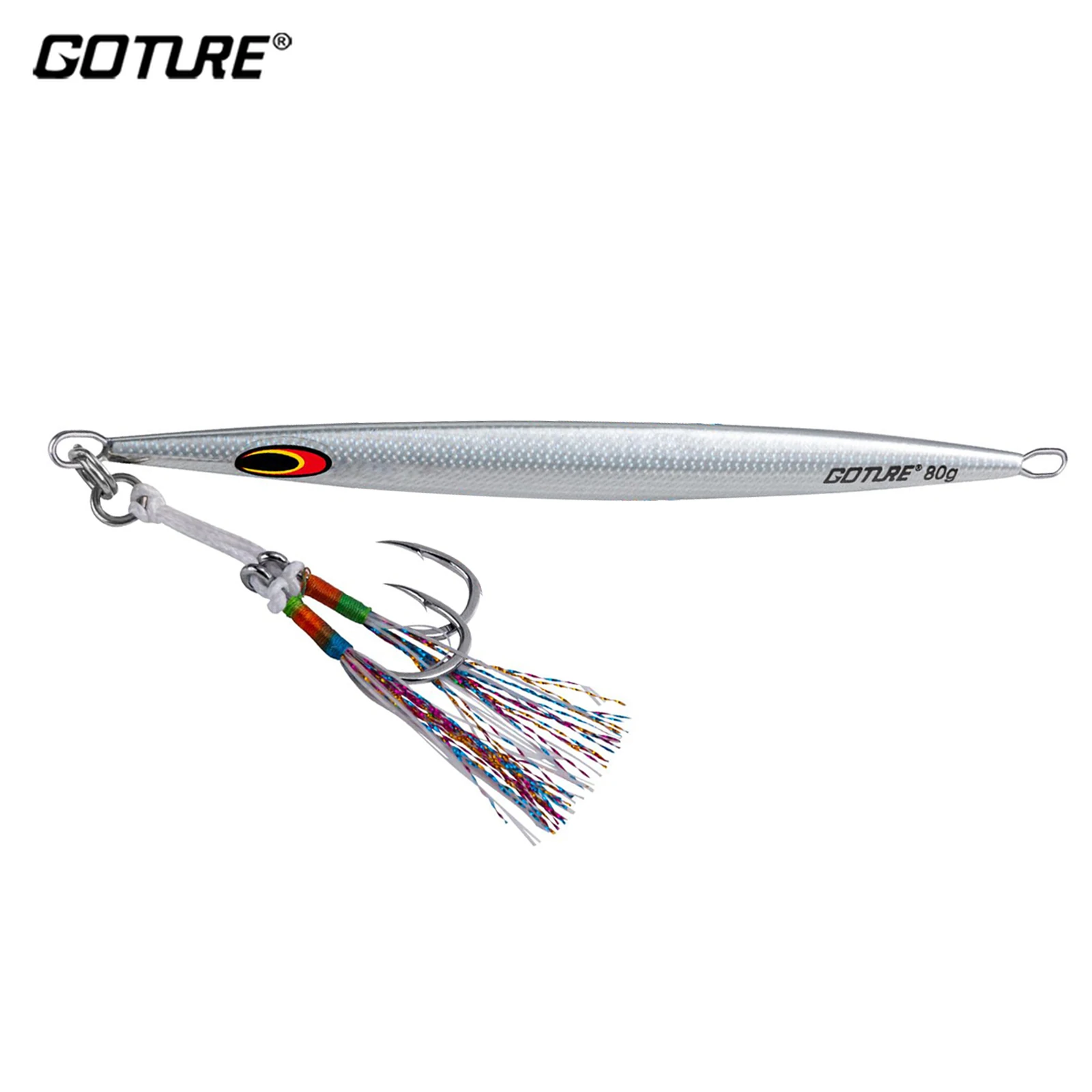 

Goture 80 г 160 г 200 г светящаяся приманка для джиг-принтов, быстро тонущая металлическая жесткая приманка для рыбалки с 3D принтом, тонущая приманка для отсадки Pesca для морской рыбалки