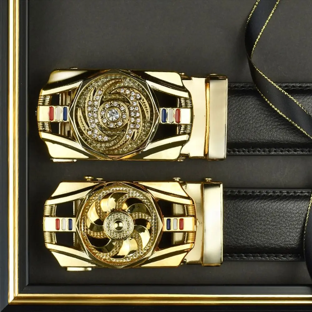 Sports Car Model Rotating Hollow Pants Buckle Luck Is On The Turn 4.0cm Belt Automatic Buckle