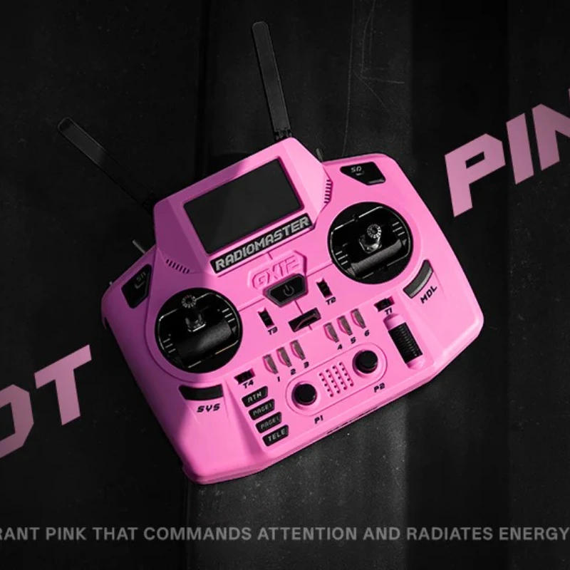 

RadioMaster GX12 Crush Remote Controller with ELRS Protocol, Dual 2.4G, Dual 1W Hall Joystick (ELRS / M2)