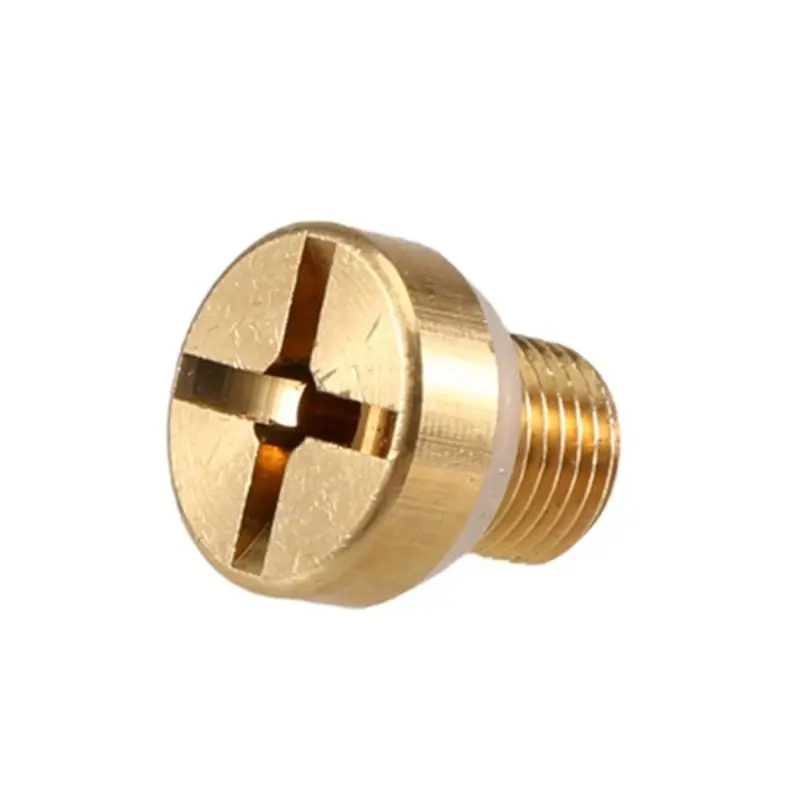 A67K-5Pcs 17111712788 Radiator Overflow Coolant Expansion Tank Bleeder Screw Gold For BMW E36 E39 E46