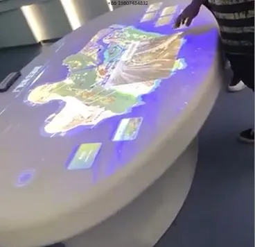 Interactive Touch Screen Table with Touch Module, Finger Touch Smart Projection Table for Exhibition Museum Display