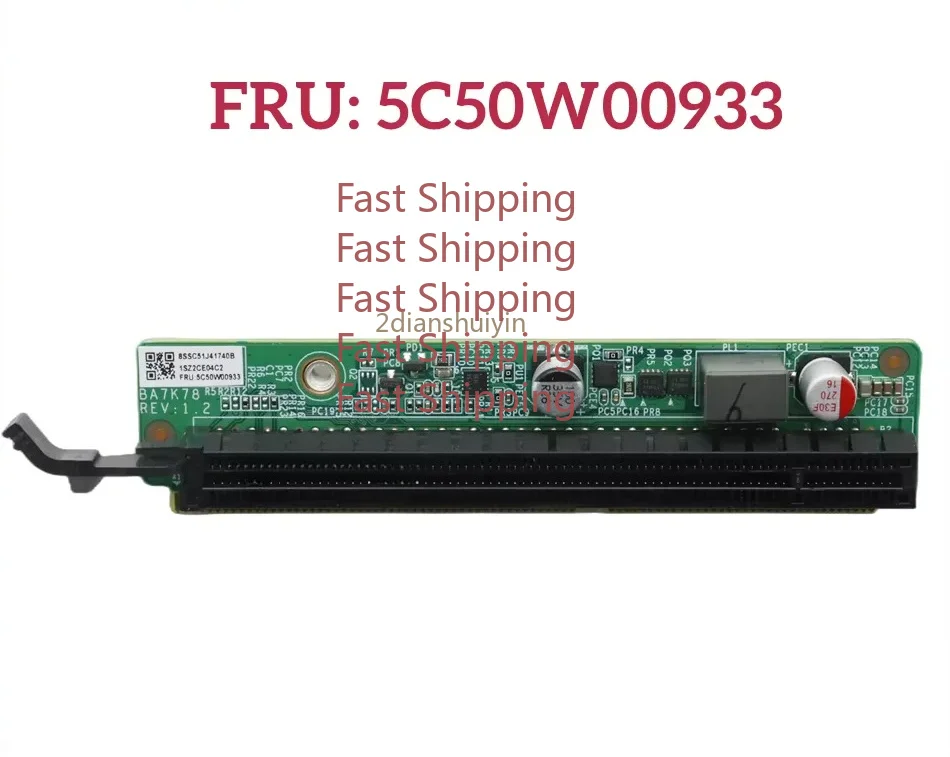 C=For Lenovo M90q Gen 3 P360 Tiny Workstation Tiny8 PCIex16 Riser Card 5C50W00933 5C50W00910 100% Tested Fast Ship