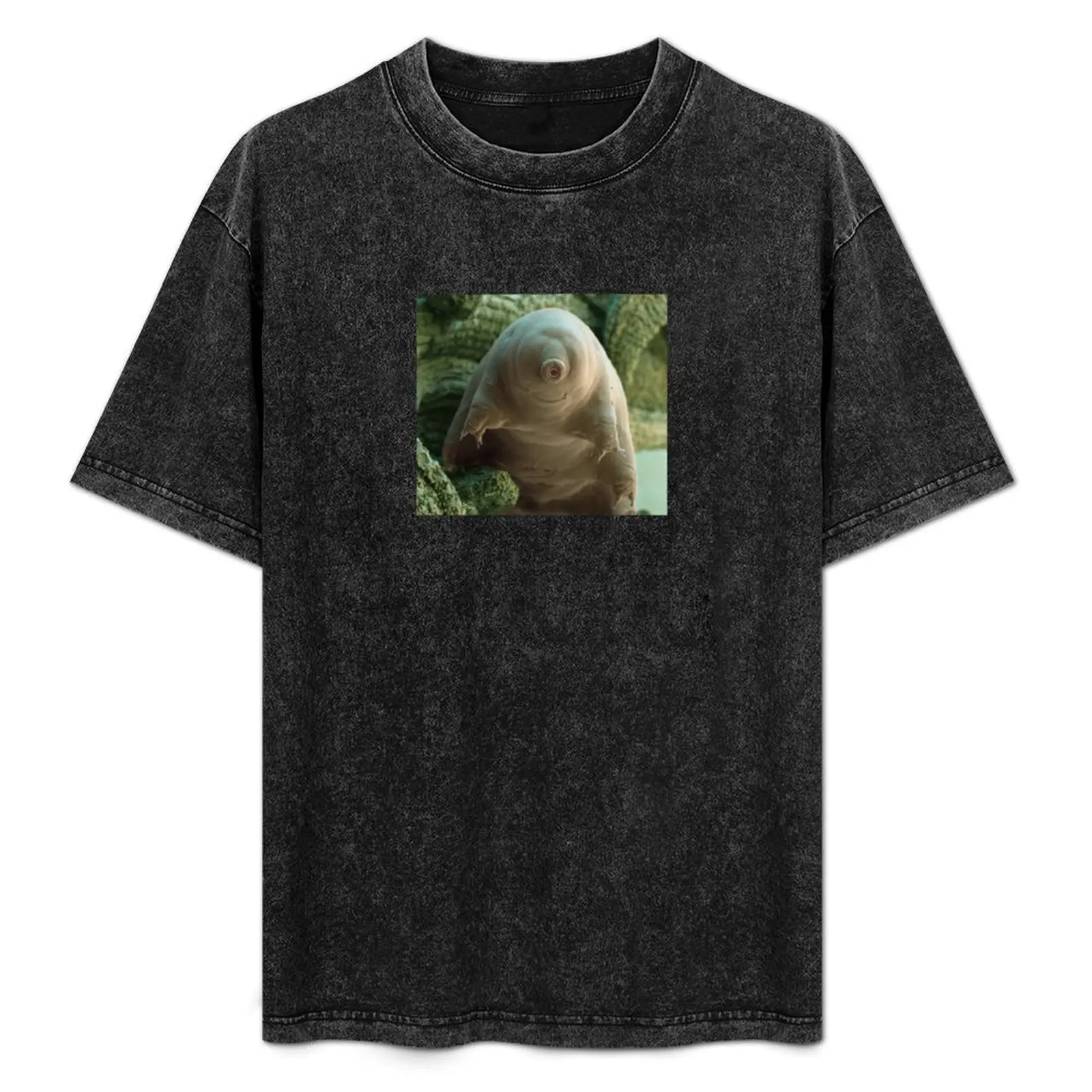 Water Bear or Tardigrade in Moss Under the Microscope T-Shirt vintage anime shirt oversized plain mens t shirts top quality